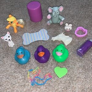 Miscellaneous Toy Lot Set of 14 My Little Pony, Disney, Peeps, Moshi Monsters
